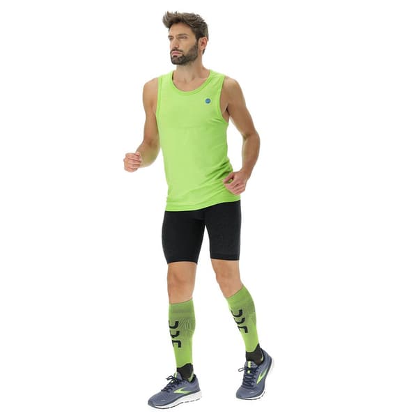 Uyn Ärmlös T-shirt Running Exceleration Grönt M Man