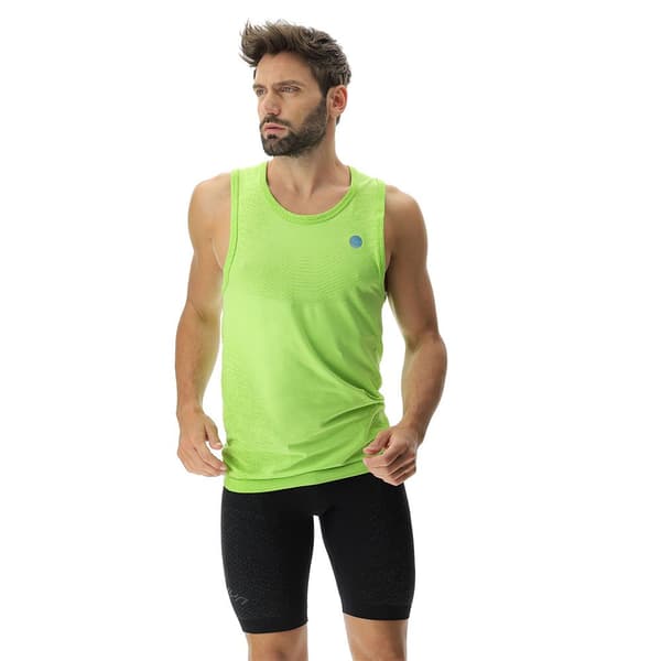 Uyn Ärmlös T-shirt Running Exceleration Grönt M Man