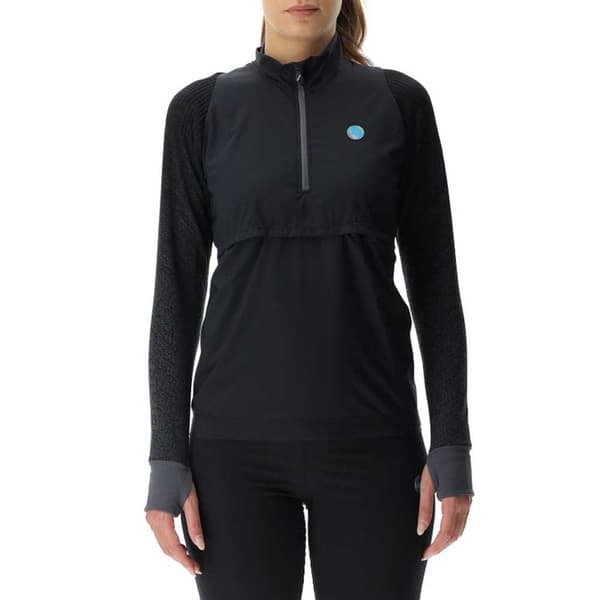Uyn Långärmad T-shirt Running Exceleration Wind Svart XL Kvinna