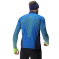 Miniatyrbild 9 av 9: Uyn Långärmad T-shirt Running Exceleration Windproof Zip Up Blå S Man