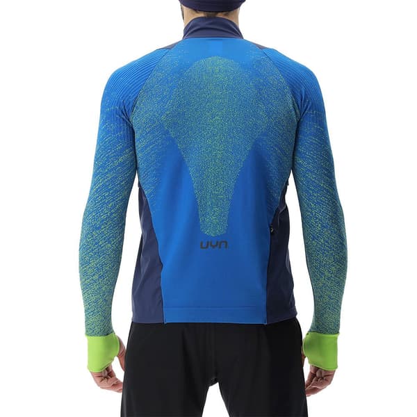 Uyn Långärmad T-shirt Running Exceleration Windproof Zip Up Blå XL Man