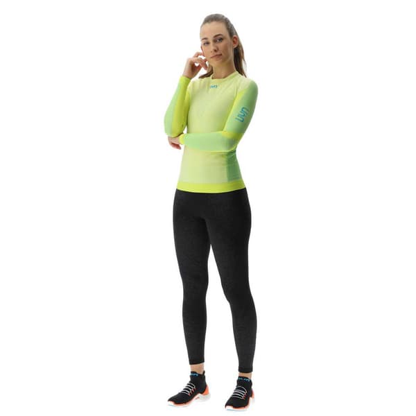 Uyn Långärmad T-shirt Running Pb42 Gul L Kvinna