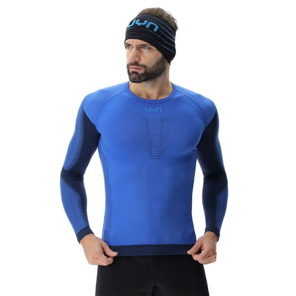 Uyn Langærmet T-shirt Running Pb42 Blå XL Mand