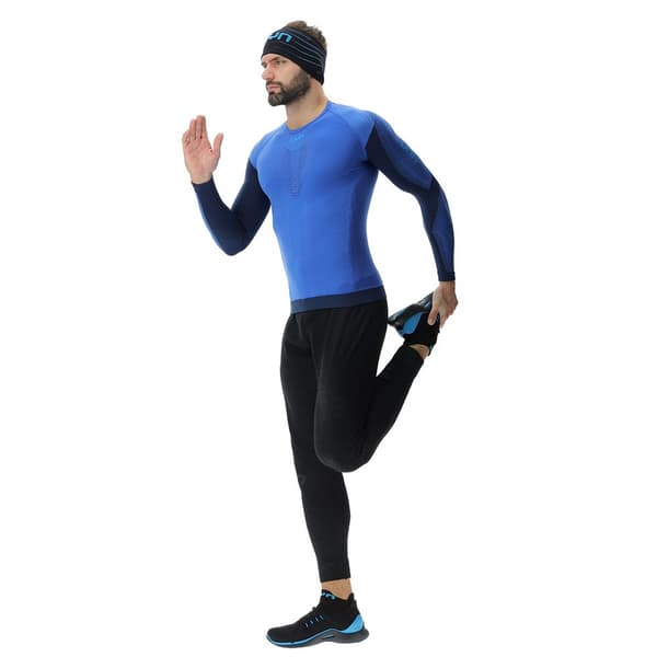 Uyn Langærmet T-shirt Running Pb42 Blå XL Mand