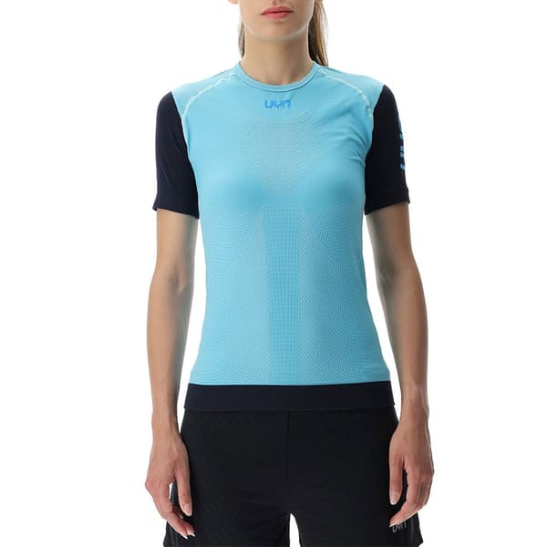 Uyn Kortärmad T-shirt Running Pb42 Blå M Kvinna