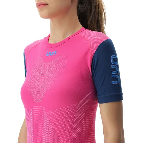 Uyn Kortärmad T-shirt Running Pb42 Rosa XS Kvinna