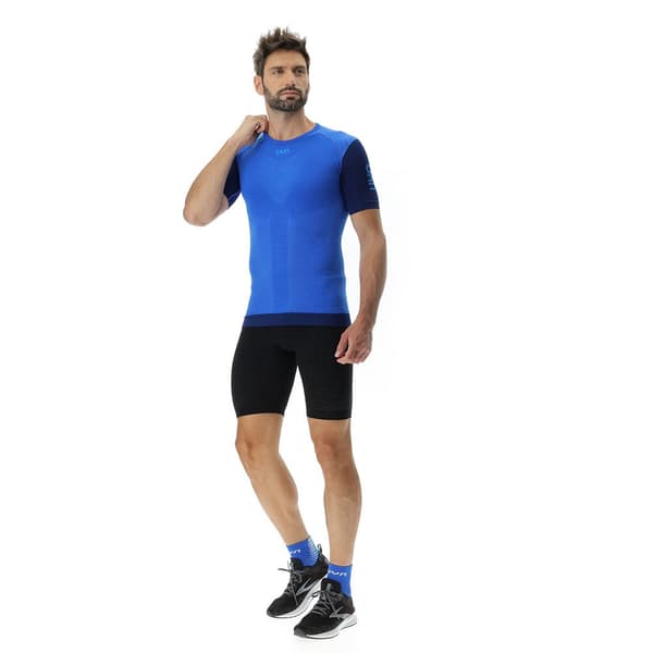Uyn Kortärmad T-shirt Running Pb42 Blå M Man