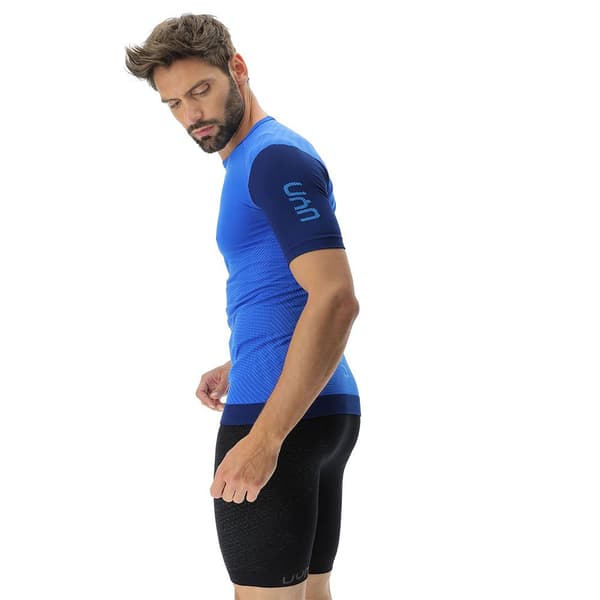 Uyn Kortärmad T-shirt Running Pb42 Blå M Man
