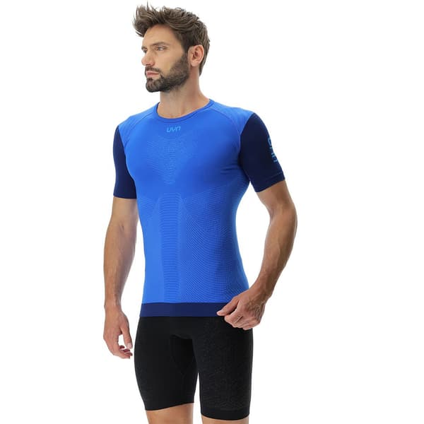 Uyn Kortärmad T-shirt Running Pb42 Blå XL Man