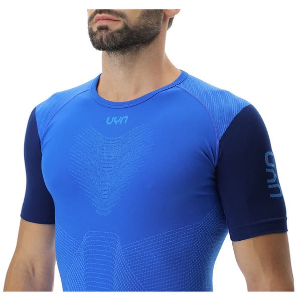 Uyn Kortärmad T-shirt Running Pb42 Blå XL Man