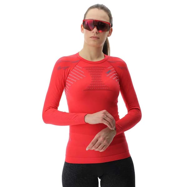 Uyn Långärmad T-shirt Running Ultra1 Röd M Kvinna