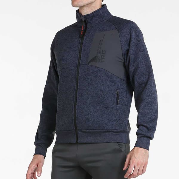John Smith Sweatshirt Med Full Dragkedja Carana Blå S Man