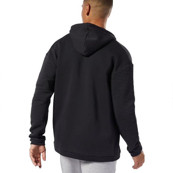 Reebok Sweatshirt Med Fuld Lynlås Workout Ready Sort XS Mand