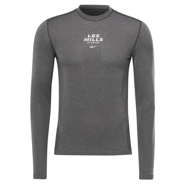Reebok Pitkähihainen T-paita Les Mills Myoknit Harmaa XL Mies