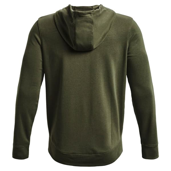 Under Armour Sweatshirt Med Fuld Lynlås Rival Terry Grøn M Mand