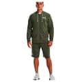 Miniatyrbillede 5 af 5: Under Armour Sweatshirt Med Fuld Lynlås Rival Terry Grøn M Mand