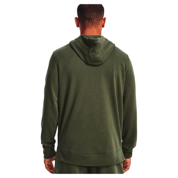 Under Armour Sweatshirt Med Fuld Lynlås Rival Terry Grøn M Mand