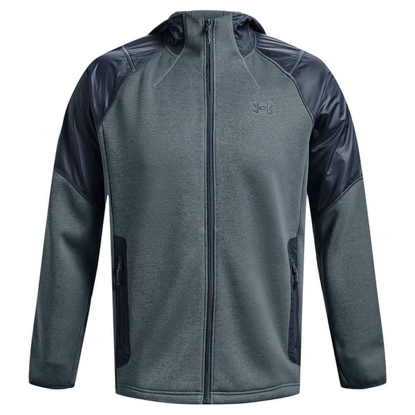 Under Armour Sweatshirt Med Full Dragkedja Swacket Grå S Man