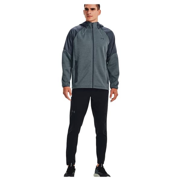 Under Armour Sweatshirt Med Full Dragkedja Swacket Grå S Man