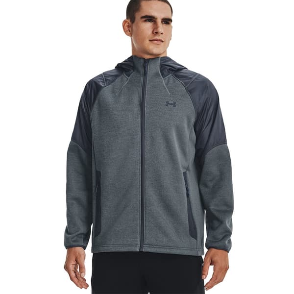 Under Armour Sweatshirt Med Full Dragkedja Swacket Grå S Man