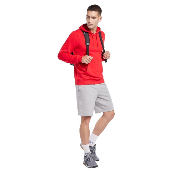 Reebok Luvtröja Identity French Terry Logo Röd S Man
