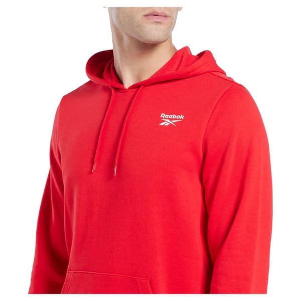 Reebok Luvtröja Identity French Terry Logo Röd S Man