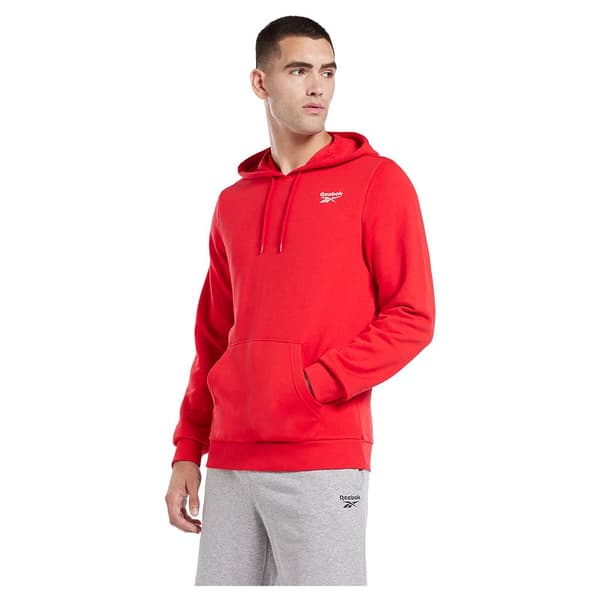 Reebok Luvtröja Identity French Terry Logo Röd L Man
