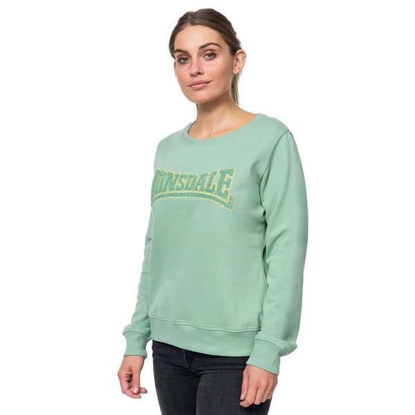 Lonsdale Sweatshirt Ballyhip Grøn XS Kvinde