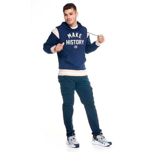 Leone Apparel Hættetrøje Retro Blå L Mand