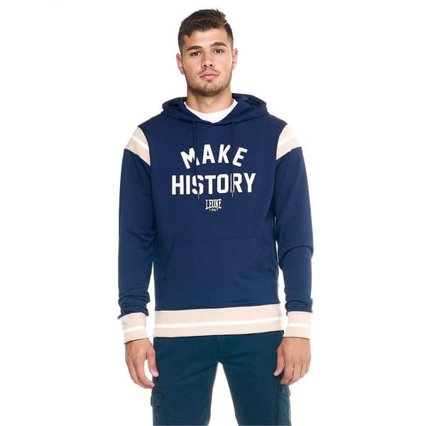 Leone Apparel Hættetrøje Retro Blå L Mand