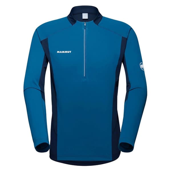 Mammut Långärmad T-shirt Aenergy Fl Zip Blå L Man