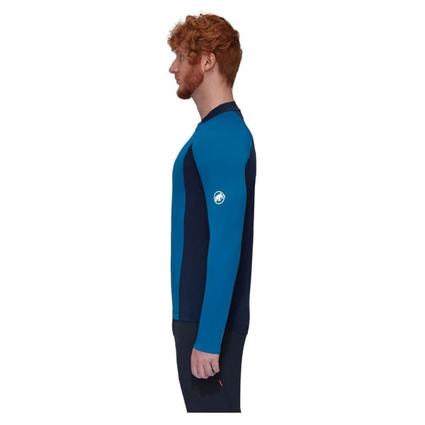Mammut Långärmad T-shirt Aenergy Fl Zip Blå L Man