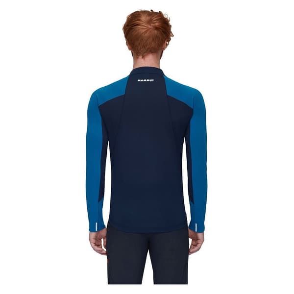 Mammut Långärmad T-shirt Aenergy Fl Zip Blå L Man