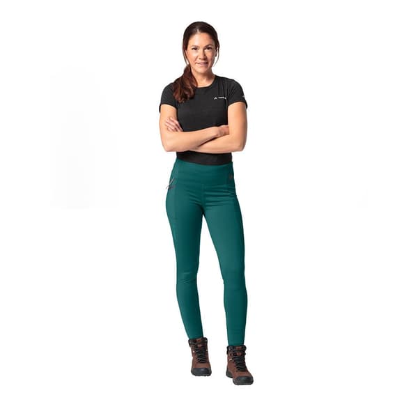 Vaude Leggings Neyland Winter Grøn 40 Kvinde