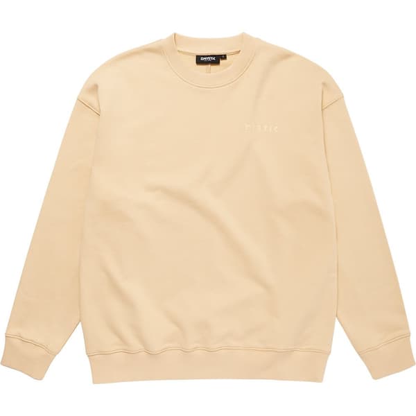 Mystic Tröja Grit Crew Beige S Man
