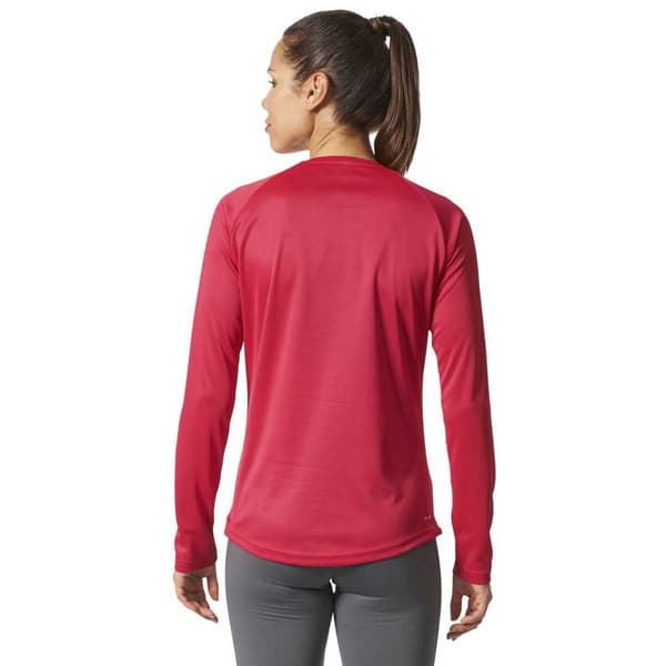 Adidas Långärmad T-shirt Design 2 Move Rosa 2XS Kvinna