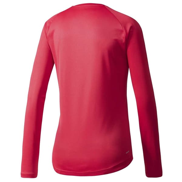 Adidas Långärmad T-shirt Design 2 Move Rosa 2XS Kvinna