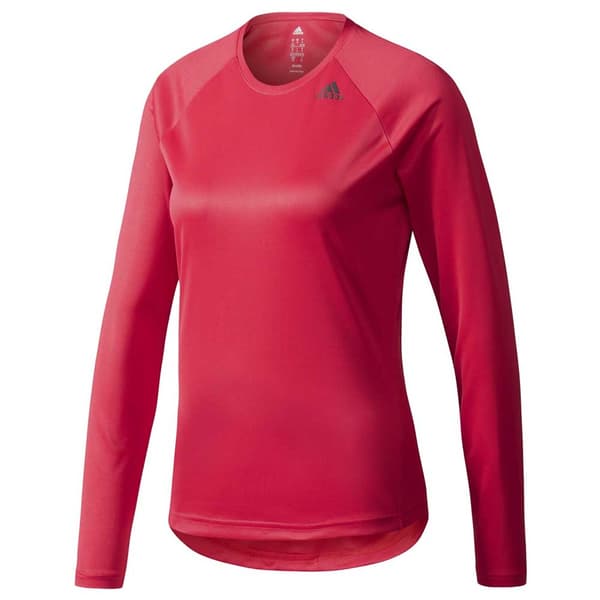 Adidas Långärmad T-shirt Design 2 Move Rosa 2XS Kvinna
