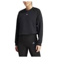 Miniatyrbillede 1 af 6: Adidas Sweatshirt Power Cover Up Sort M / Regular Kvinde