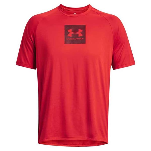 Under Armour Kortärmad T-shirt Tech Prt Fill Röd M / Regular Man