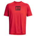 Miniatyrbillede 1 af 2: Under Armour Kortærmet T-shirt Tech Prt Fill Rød XL / Regular Mand