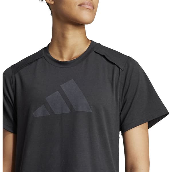 Adidas Lyhythihainen T-paita Power Bl Musta S Nainen
