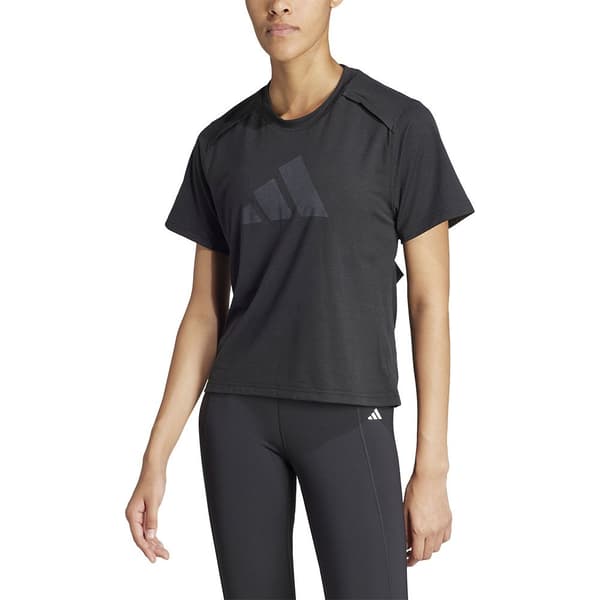 Adidas Lyhythihainen T-paita Power Bl Musta S Nainen