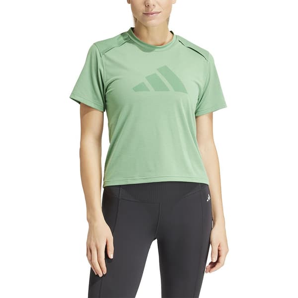 Adidas Kortærmet T-shirt Power Bl Grøn XL Kvinde