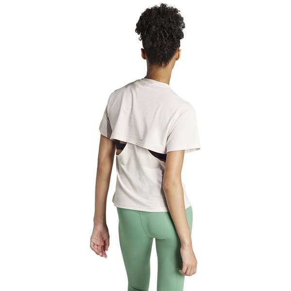 Adidas Lyhythihainen T-paita Power Bl Violetti M Nainen