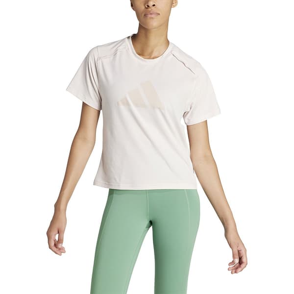 Adidas Lyhythihainen T-paita Power Bl Violetti M Nainen