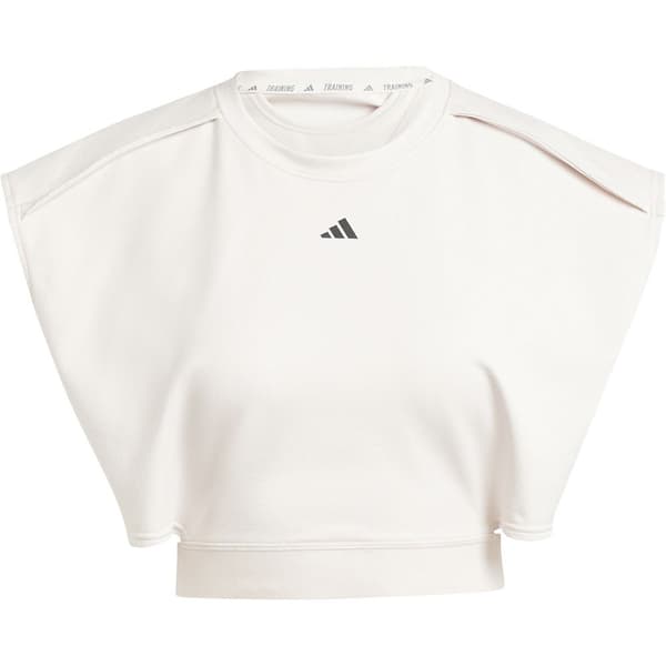 Adidas Hihaton T-paita Power Crop Musta L / Regular Nainen