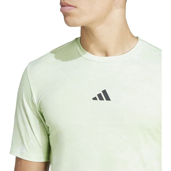 Adidas Kortärmad T-shirt Power Workout Grönt L Man