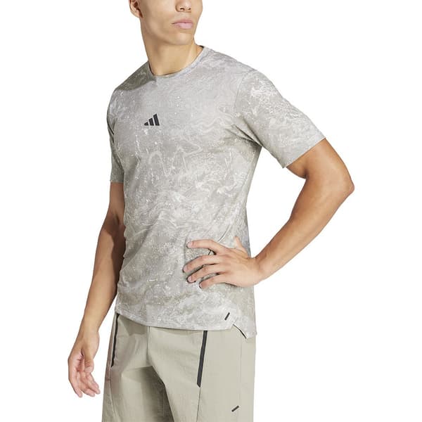 Adidas Kortærmet T-shirt Power Workout Grå 2XL Mand