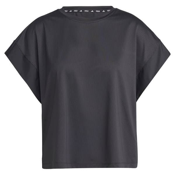 Adidas Kortärmad T-shirt Studio Svart 2XS Kvinna